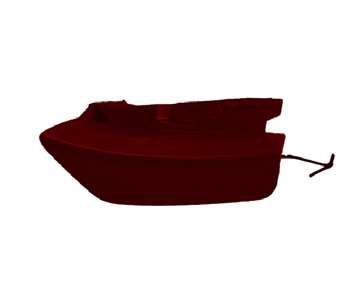 Cover, Front Bumper Hole (Deep Red m.m – 3r9)-TOYOTA VITZ KSP 130 (2016-2017)