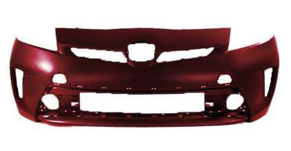 Cover, Front Bumper, Lower (Red Mica Metallic – 3r3) – Toyota Prius W30 (2012-2014) With Head Lamp Washer Nipple Hole