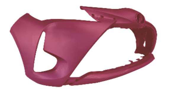 Cover, Front Bumper, Lower (Cherry Rose Met – 3s7)-TOYOTA VITZ KSP 130 (2018-2019)